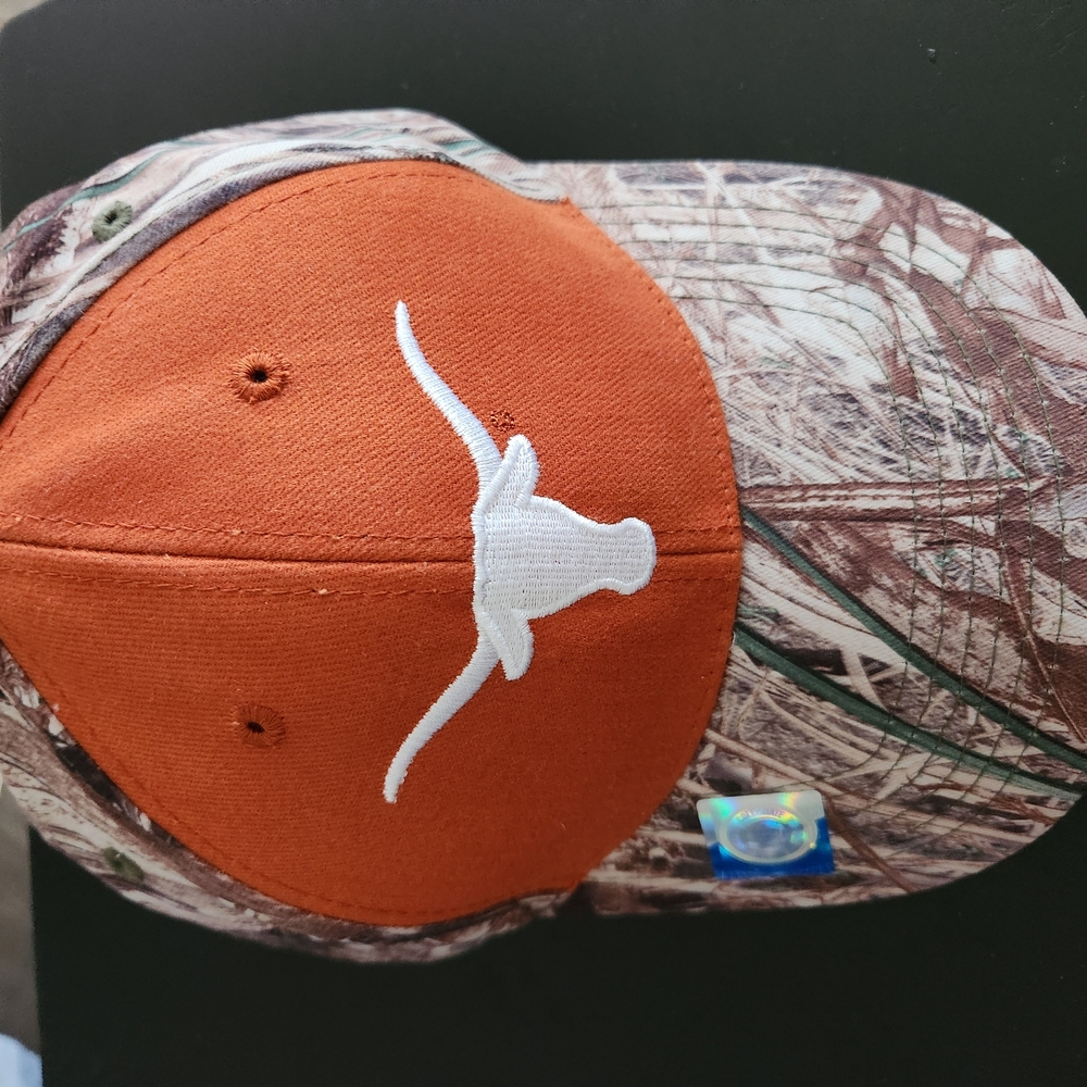 Mossy Oak Orange and Camouflage Hat